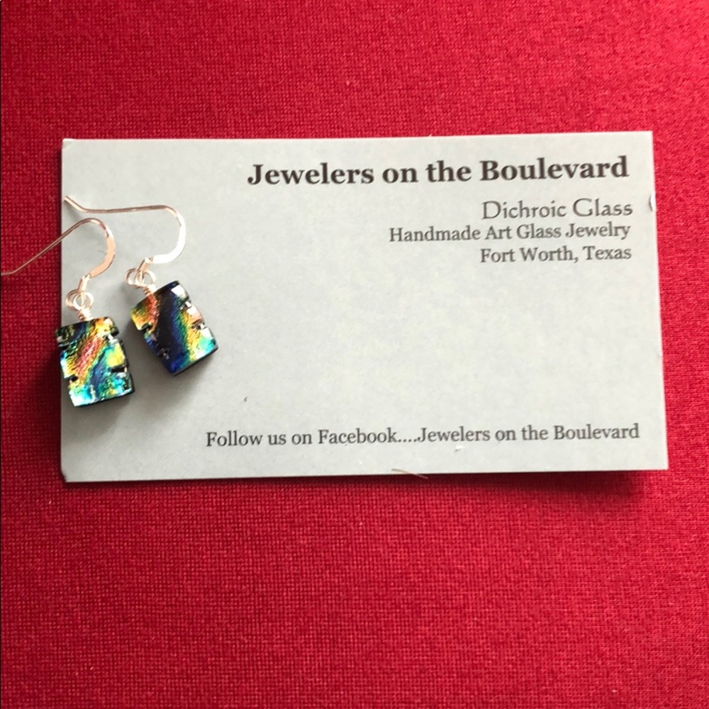 Dichroic Glass handmade jewelry